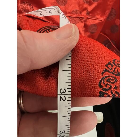 Men’s Vintage Silk Chinese Tang Medium Reversible Shirt Coat Suit Jackets Glam - Picture 9 of 10